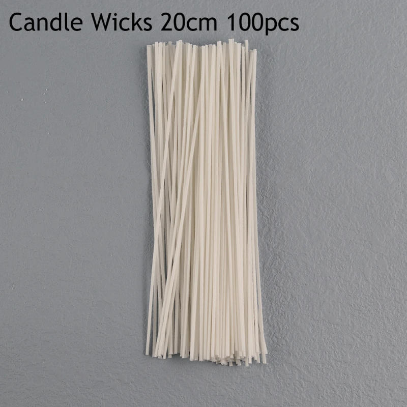 Description Picture 4 of item8Cm~20Cm Candle Wicks 100Pcs/set Smokeless Pre-Waxed Burn Longer Cotton Wick for DIY Scented Candle Making Supplies