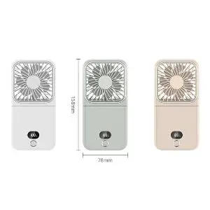 Description Picture 4 of itemMini Portable Handheld Fan with Phone Holder Power Bank Rechargeable 3 Speed Adjustable Personal Small Pocket for Summer Outdoor