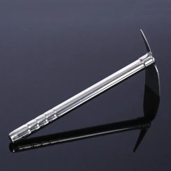 15in Stainless Steel Garden Hoe Pick Multipurpose Hand Tool for Digging Weeding