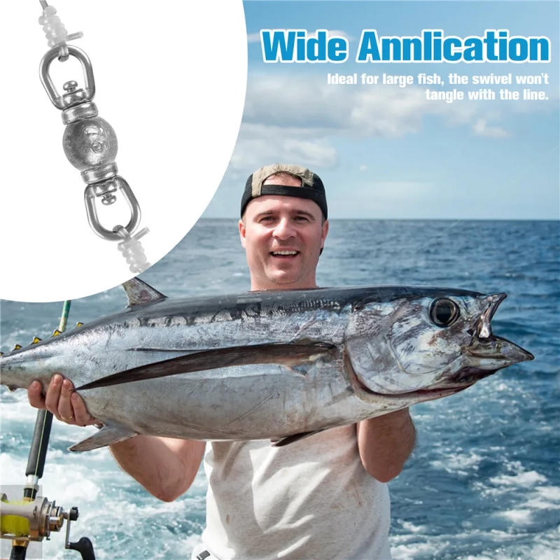 Description Picture 4 of item1-piece Sea Fishing Weights Trolling Sinkers 38g 45g 60g 75g Heavy-duty Weighted Big game Fishing Swivels for Tuna Shark Fishing