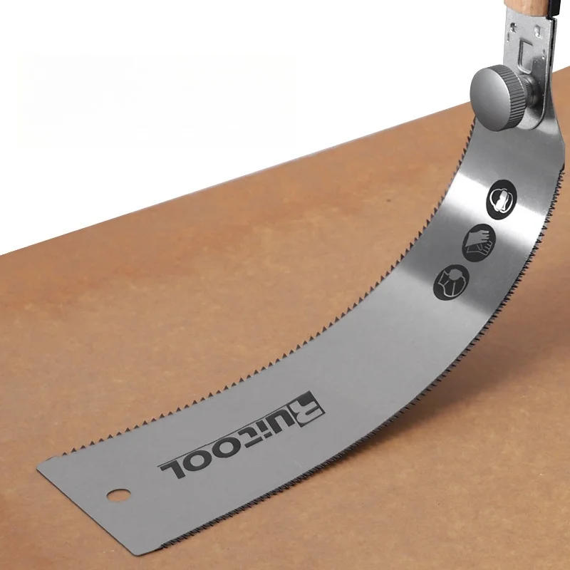 Description Picture 4 of itemALLSOME13/22 Inch Hand Saw SK-5 Steel Blade Flexible Wood Pull Saw Ergonomic Design Keyless Blade Change Perfect for woodworking