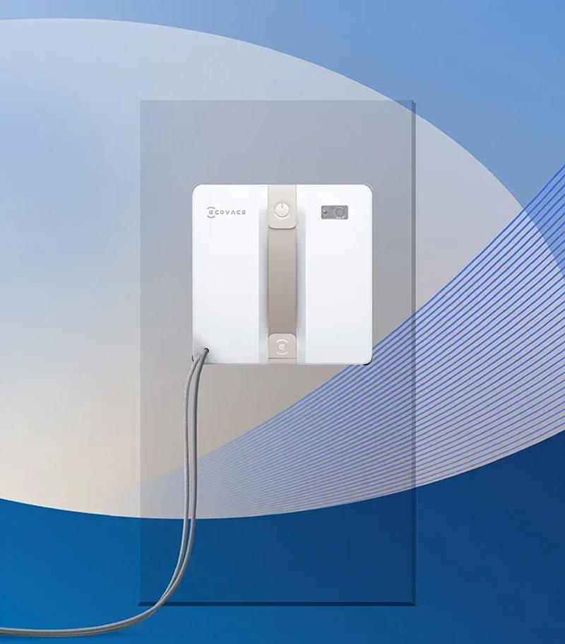 Description Picture 4 of itemOriginal ECOVACS Window Cleaning Machine WINBOT AIR MINI Window Cleaning Robot 8000Pa Glass Vacuum Cleaner