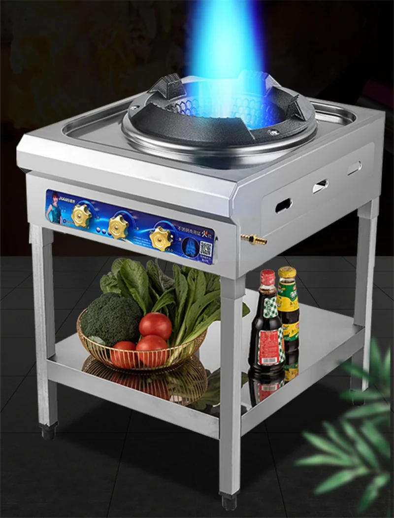 Description Picture 3 of itemHome Fierce Fire Stove Gas Cooktop Commercial Single Burner Medium and High Pressure Liquefied Gas Stove Energy-saving Gas Hob