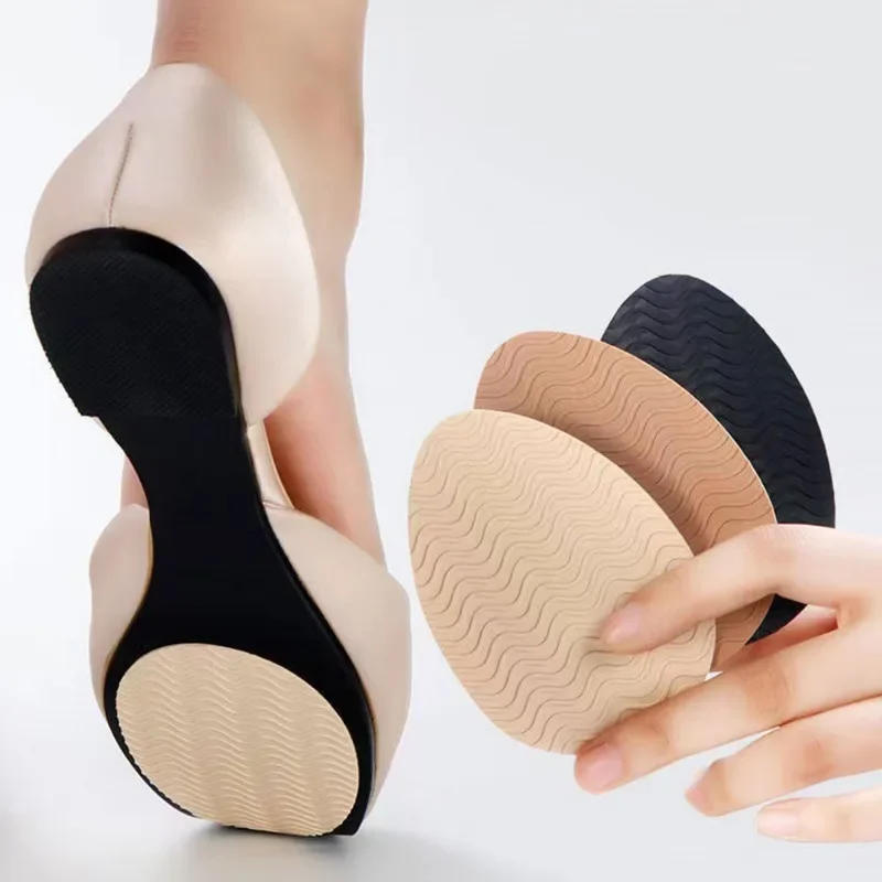 Description Picture 6 of itemHigh Heels Wear-Resistant Sticker Rubber Forefoot Non-Slip Sole Protector Repair Outsoles Self-adhesive Noise-absorbing Shoe Pad