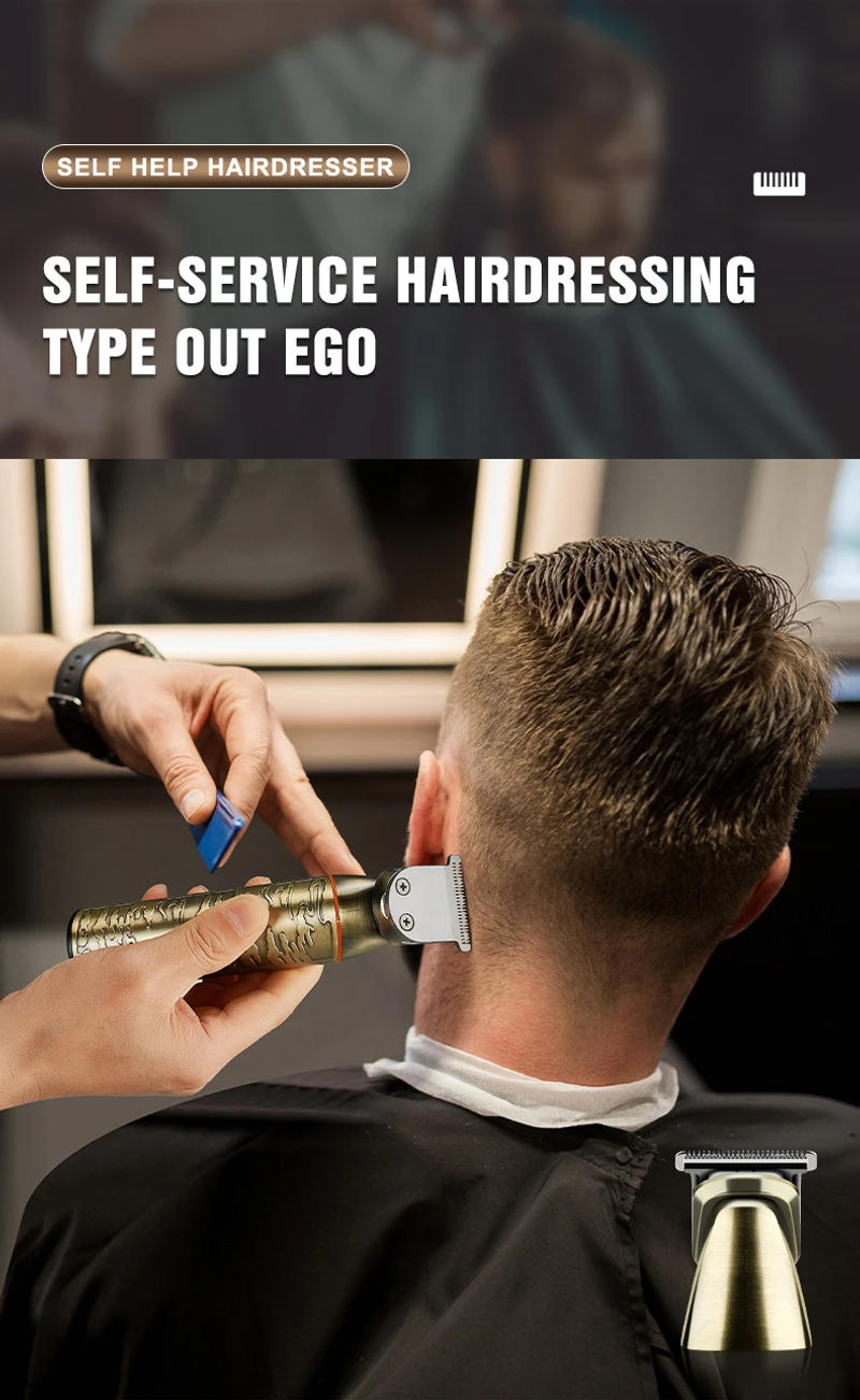 Description Picture 4 of itemAll Metal 5 in 1 Hair Trimmer Men's Multi-function Electric Hair Clipper Household Shaver Shaving Trimmer Washable Grooming Kit