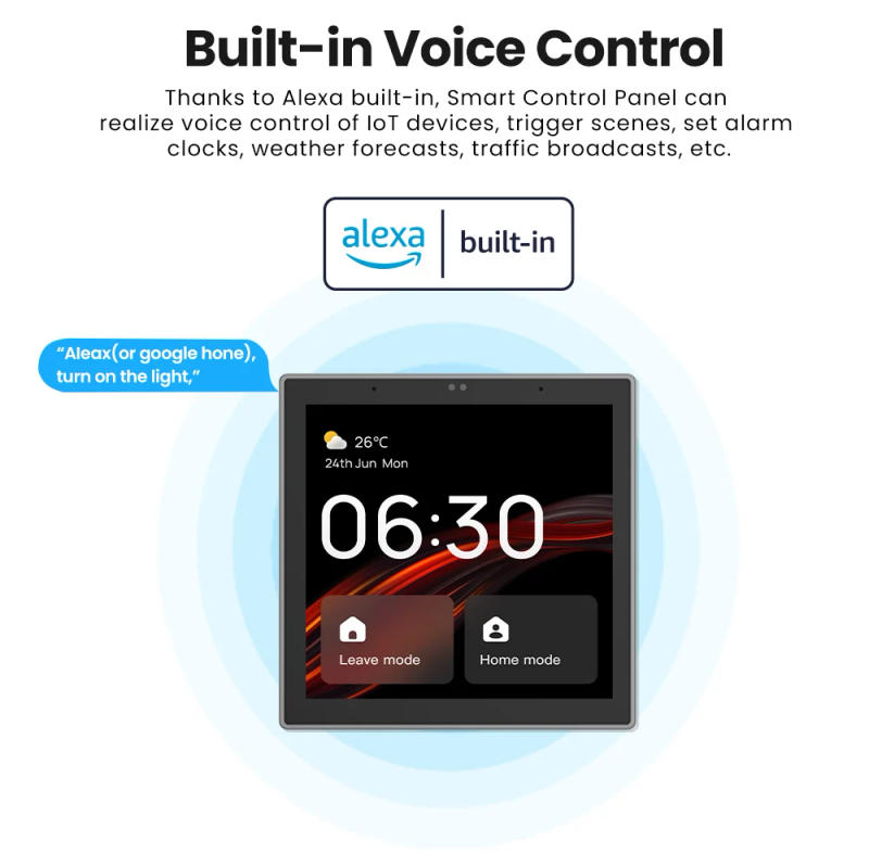 Description Picture 5 of itemTuya Wifi ZigBee 4.0 Smart Central Control Scene Switch Wireless ZigBee Bluetooth Hub work with Alexa Google Home Yandex Alice