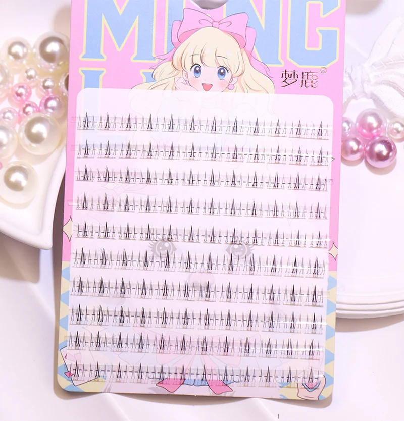 Description Picture 4 of itemSweet Sunflower lower lashes cat eye lashes elf makeup V-shaped under eyelash Natural bottom eyelashes  lash extensions