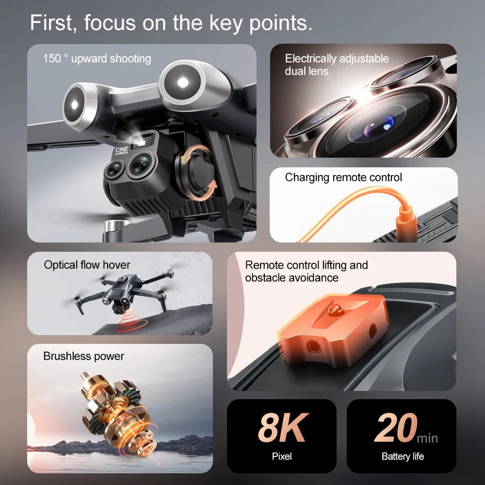 Description Picture 3 of itemXiaomi Mijia V600 Drone 8K Professional HD Aerial Photography Dual-Camera Omnidirectional Obstacle Avoidance Drone Original New