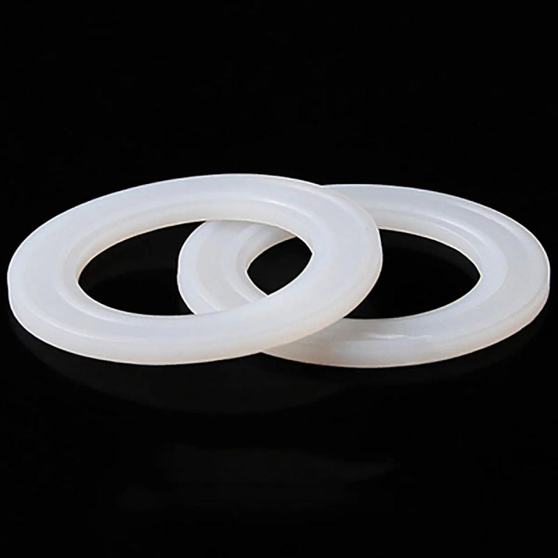 Description Picture 3 of item2pcs Thickness 2.5mm Silicone Gasket Flat Gasket O-Ring Seal Washer for Inner Diameter 20 25 32 40 50mm Pipe Fittings