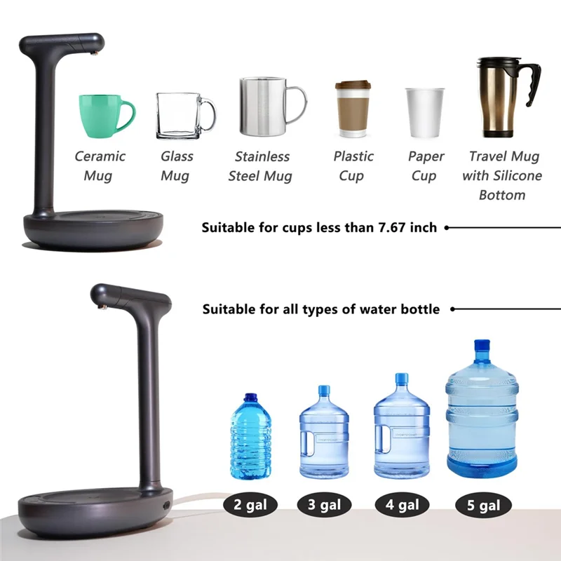 Description Picture 5 of itemB64B-Bottled Water Pump Mineral Water Dispenser Electric Water Dispenser Automatic Water Pump Household