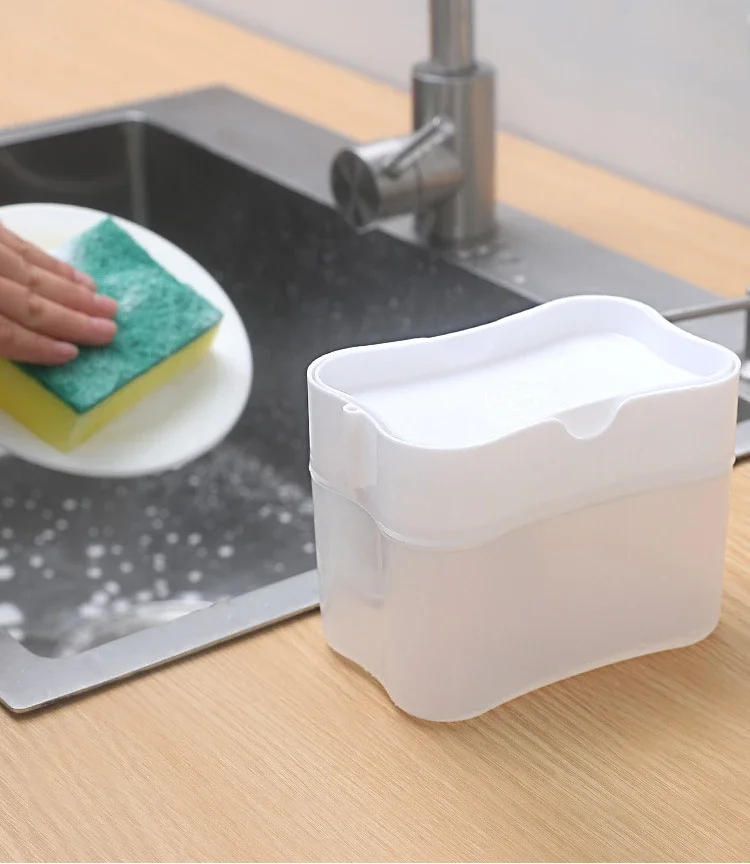 Description Picture 3 of itemManual Foam Soap Dispenser Pump & Dish Liquid Dispenser - Magic Kitchen Organizer and Tool Set