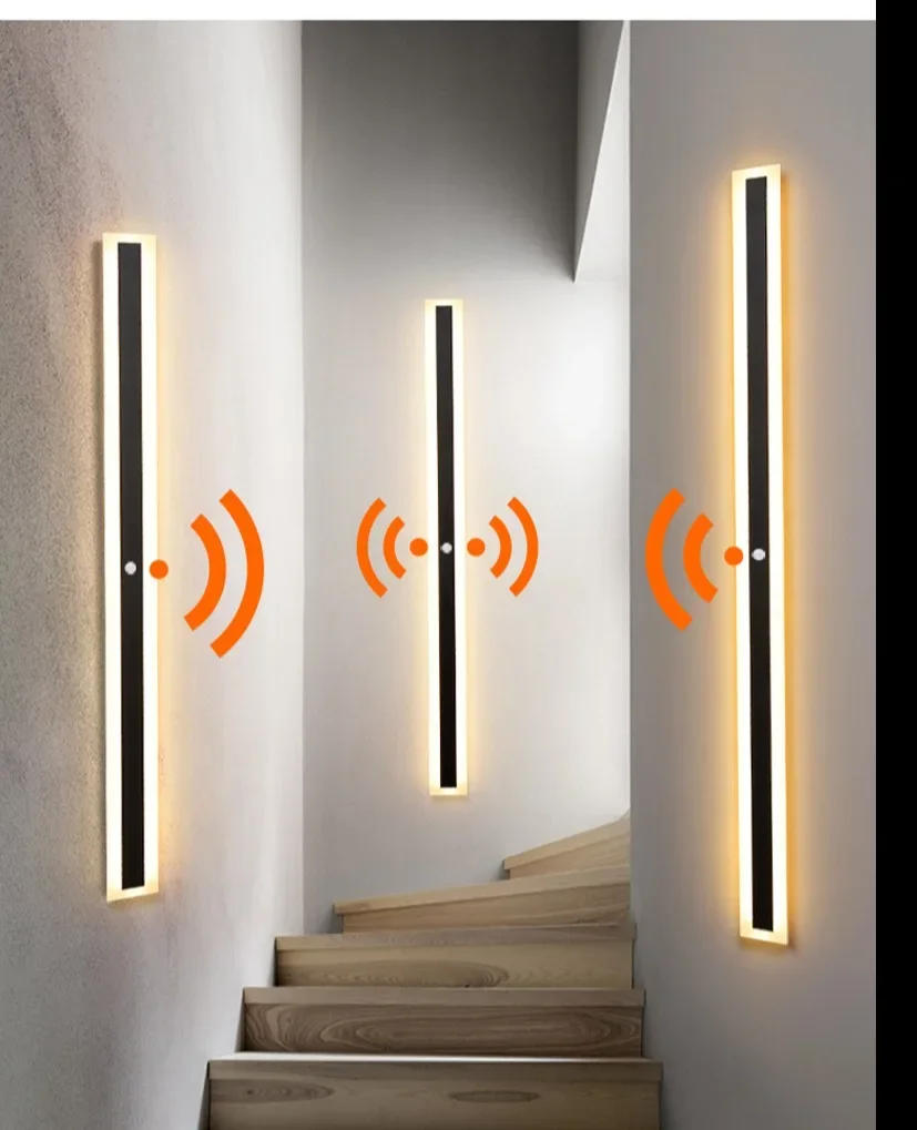 Description Picture 5 of itemWaterproof LED Long Wall Light IP65 Motion Sensor Light Outdoor Lighting Garden Villa Balcony Line Light Wall Washer Lights