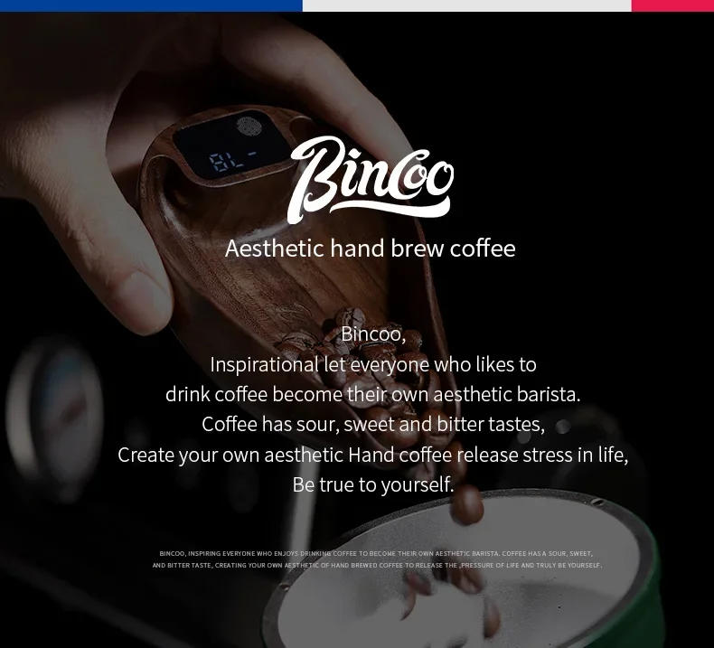 Description Picture 2 of itemBincoo Intelligent Electronic Scale Kitchen Scale Professional Coffee Scale Bean Plate 0.1g Accurate Weight Rechargeable