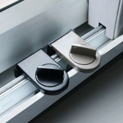 Sliding Door Safety Lock Adjustable Translation Sliding Cabinet Lock High Quality Metal Sliding Window Locks Security Protection