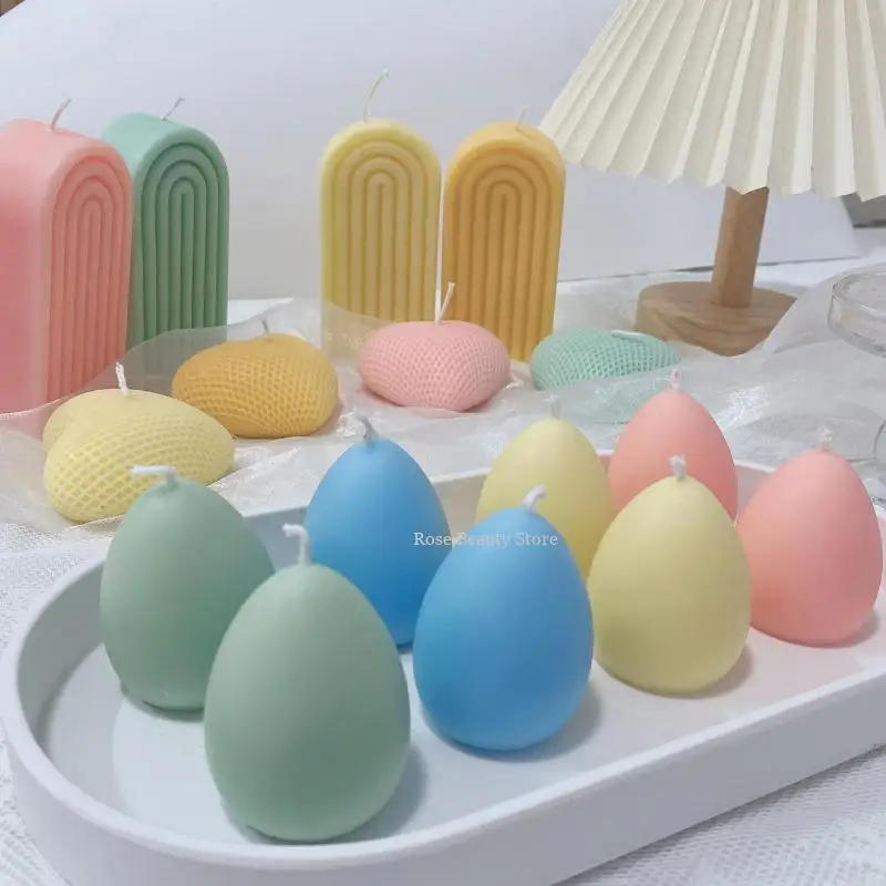 Description Picture 2 of item3D Egg Candle Silicone Mold Diy Chocolate Cake Baking Mold Simulation Egg Paraffin Mold Handmade Soap Mold Easter Decoration