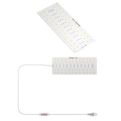 Ultra-Thin Panel Grow Lights USB Under Cabinet Grow Lamp with Timer Full Spectrum Lamp Dimmable for Indoor Plants