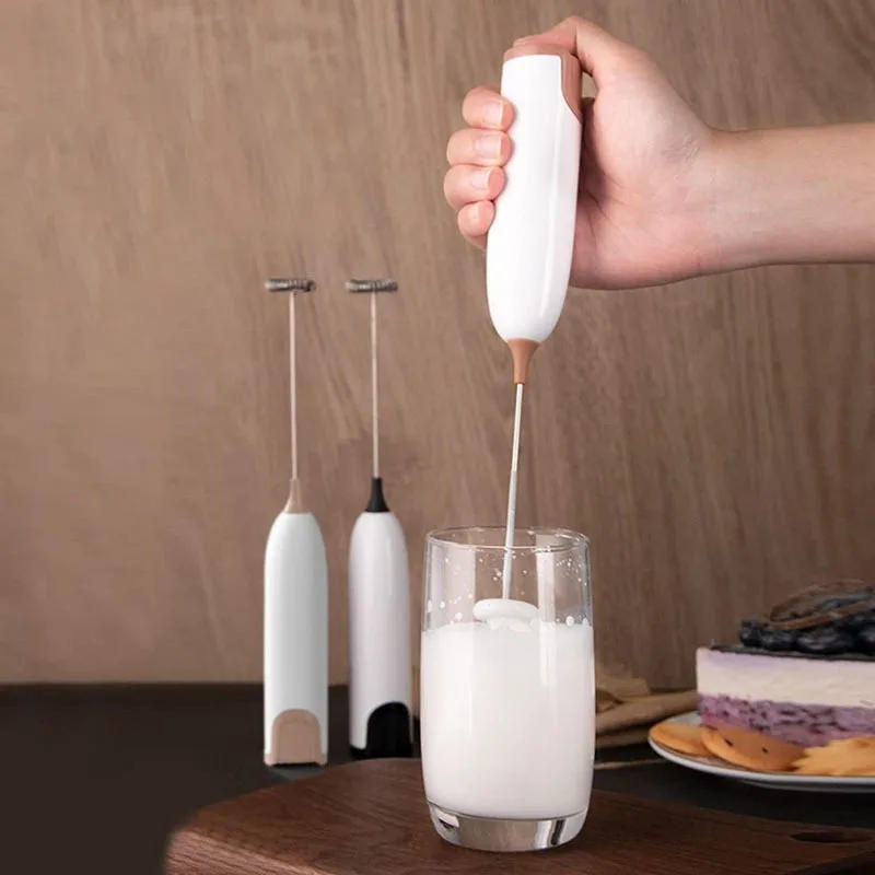 Description Picture 3 of itemHousehold Electric Milk Whipping Machine, Coffee Stirring Rod, Milk Cap Beater, Automatic Handheld Milk Whipping Machine