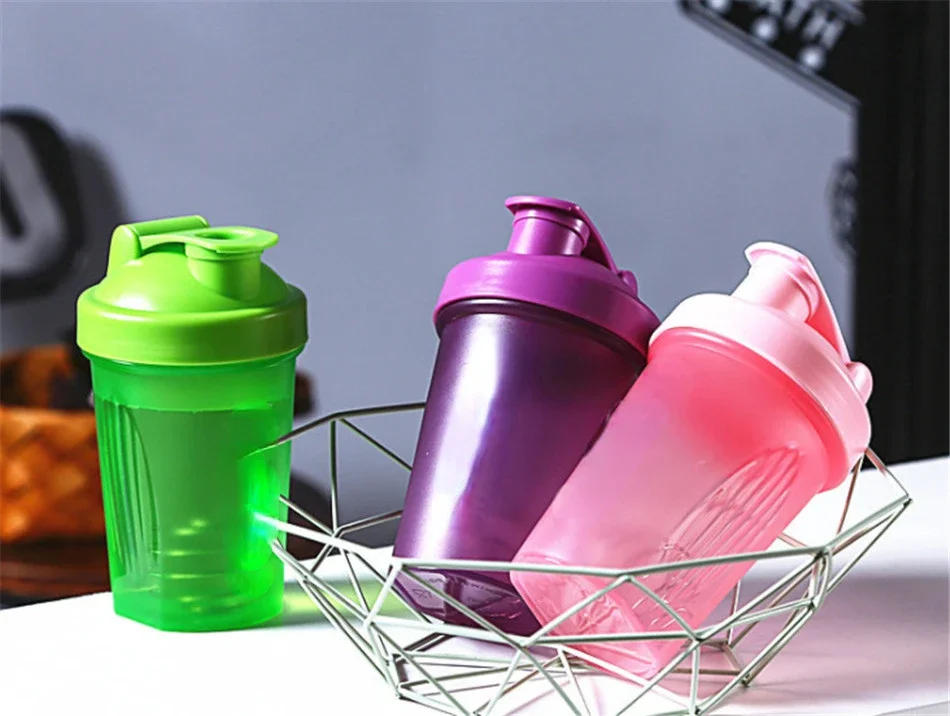 Description Picture 4 of itemSport Shaker Bottle Whey Protein Powder Mixing Fitness Gym Shaker Outdoor Portable Plastic Drink Bottle Cocina cleaver 400ML