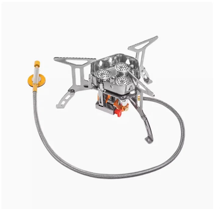 Description Picture 2 of itemOutdoor hot fire portable cassette gas stove Camping cookstove Folding picnic fishing cookstove mini gas stove