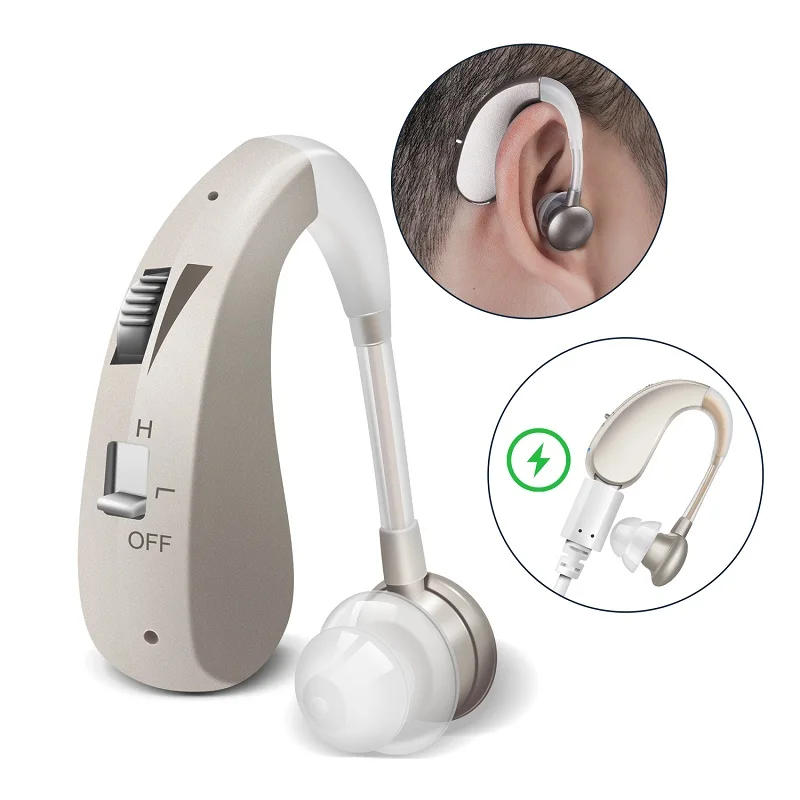 Description Picture 6 of itemRechargeable Hearing Aid Sound Amplifier Audífonos Wireless Hearing Aids for Elderly Moderate to Severe Loss Behind the Ear Care