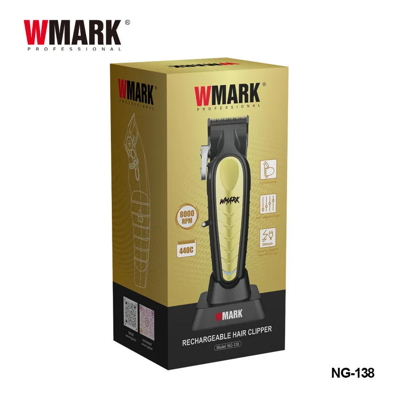 Description Picture 4 of itemWMARK Hair clipper NG-138 338 938 Oil head sculpting electric clippers hot sale charging hair cutting salons