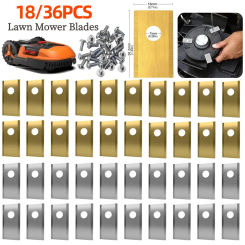18/36PCS Grass Trimmer Blades Lawn Mower Replacement Trimmer Cutter for Worx Landroid Lawn Mowers Garden Robotic Lawnmower Tools