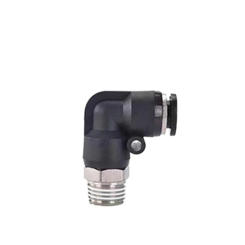 External thread Elbow Quick Connector Alloy PL4 6 8mm Quick Insert Pneumatic Fitting Air Tube DIY Pneumatic Connector PL Series