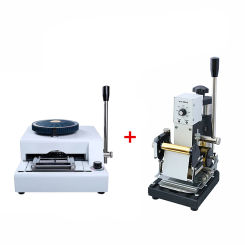 Manual Card Embossing Code Machine Printer Pressure Coder Machines VIP Membership PVC Letters Numbers Card Typewriter