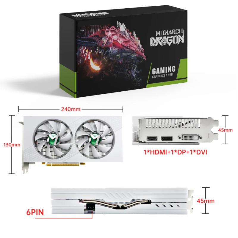 Description Picture 6 of itemMAXSUN AMD Radeon RX580 8G Graphics Card GDDR5 Video Card HDMI DP DVI PCIE3.0x16 Gaming GPU RX 580 Cards Computer components
