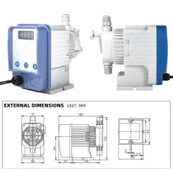 Electromagnetic Diaphragm Metering Pump Sewage Water Purification and Disinfection Agent Investment Plus Pump