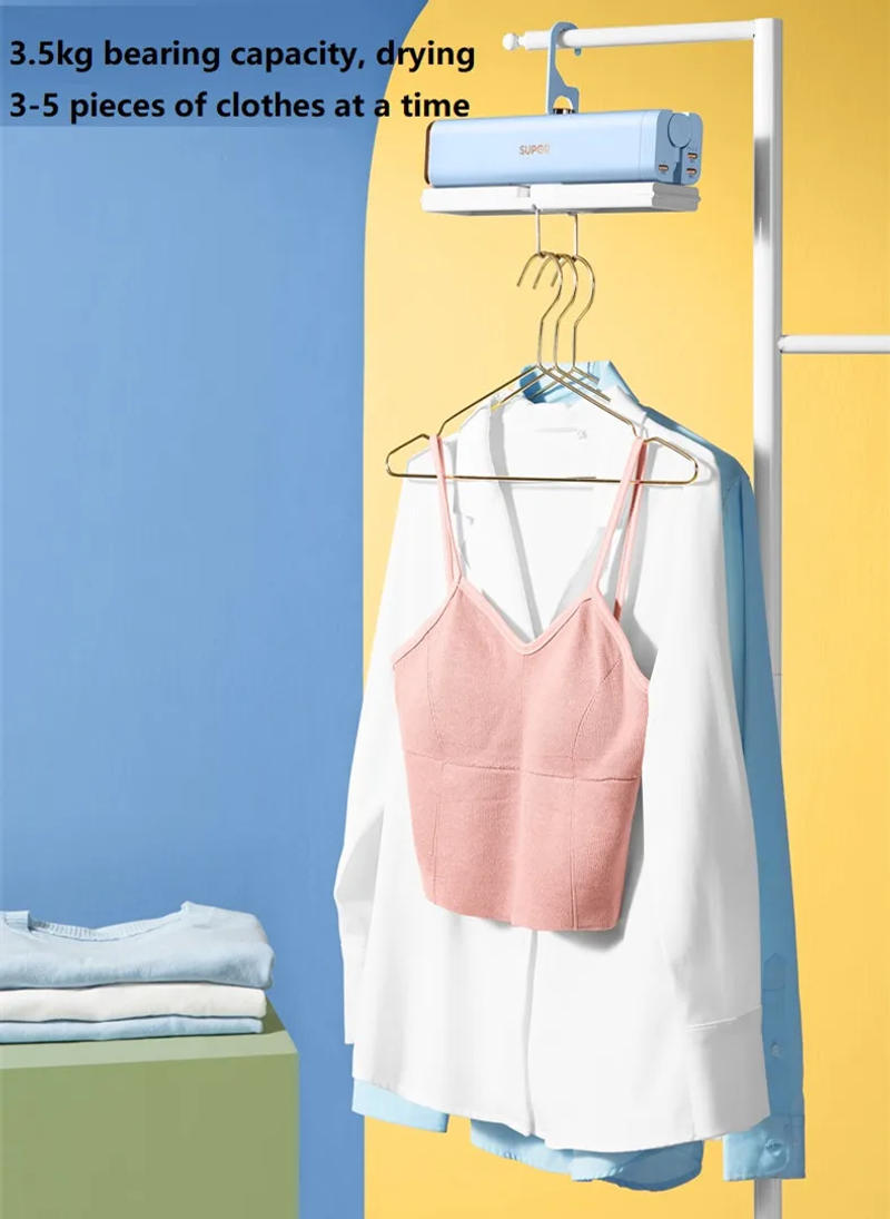 Description Picture 5 of itemMini Portable Electric Clothes Drying Machine Foldable Clothes Dryer Drying Rack Including Drying Bag For School Business Trip