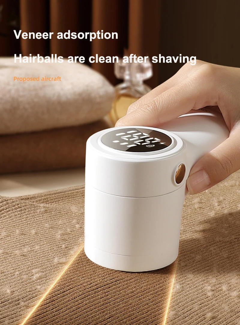 Description Picture 2 of itemPortable Electric Clothes Lint Trimmer USB Hair Ball Trimmer Fuzz Carpets Sweater Shaver Lint Remover Household Clothes Shaver