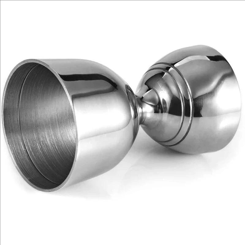 Description Picture 6 of itemNew Bar Bell Jigger 2oz 1oz Cocktail Jigger Measuring Jigger for Bartending Shot Pourer Double Jigger tools shaker Cup