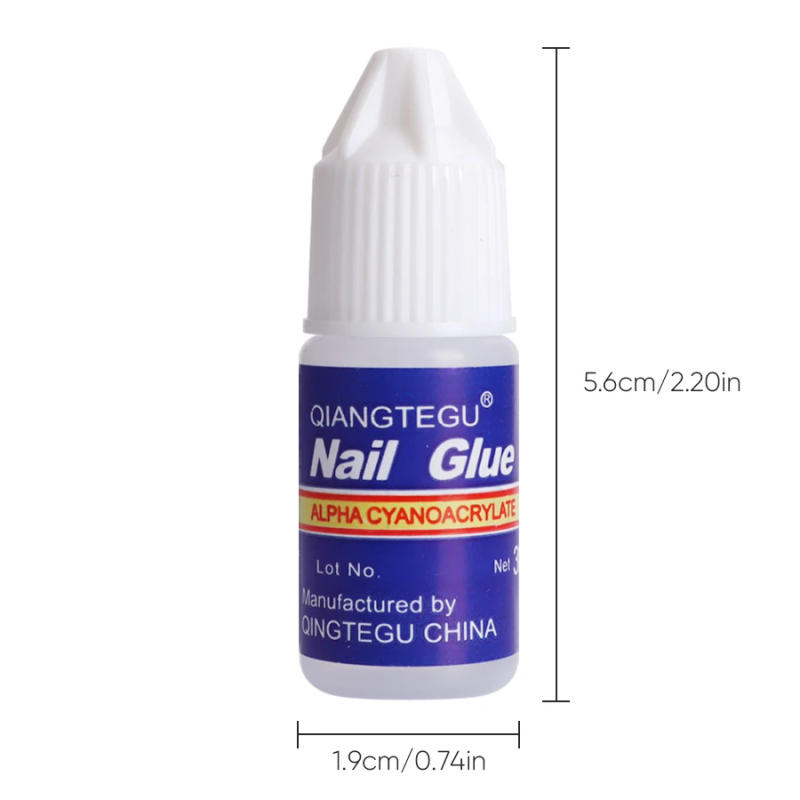 Description Picture 6 of itemNailpop 3S Fast Drying Nail Glue for Nail Tips Super Strong Nail Art Accesories Manicure Tool Rhinestone Gel Glue Withs Brush