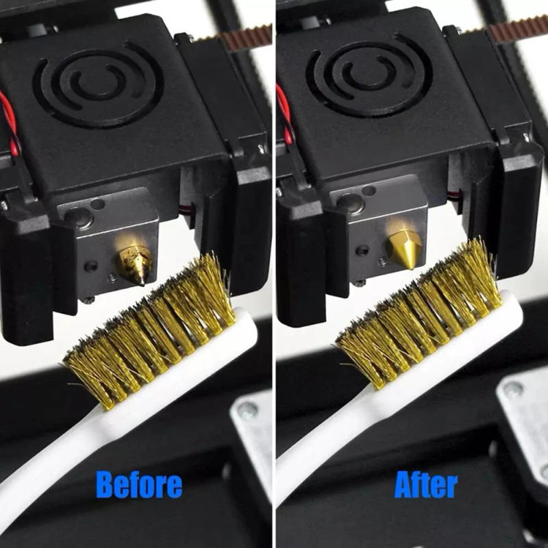Description Picture 4 of itemBrass Wire Brush White Plastic Handle Stainless Steel Nylon Metal Rust Dirt Cleaning Polishing Brushes Hand Tools Drop Shipping