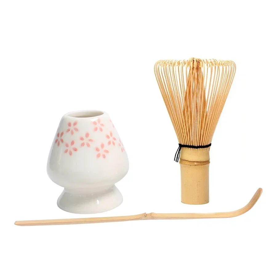 Description Picture 5 of item3pcs/set Tea Brush Matcha Stirring Brush  Stand Japanese Ordering Tools 3pcs Tea Spoon Tea Brush Holder