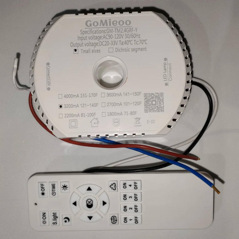 Description Picture 4 of itemAC110V 220V 22-30V APP LED Driver GM-LXTM-F Two Lines 2 Color Intelligent Power Supply 600mA-9000mA