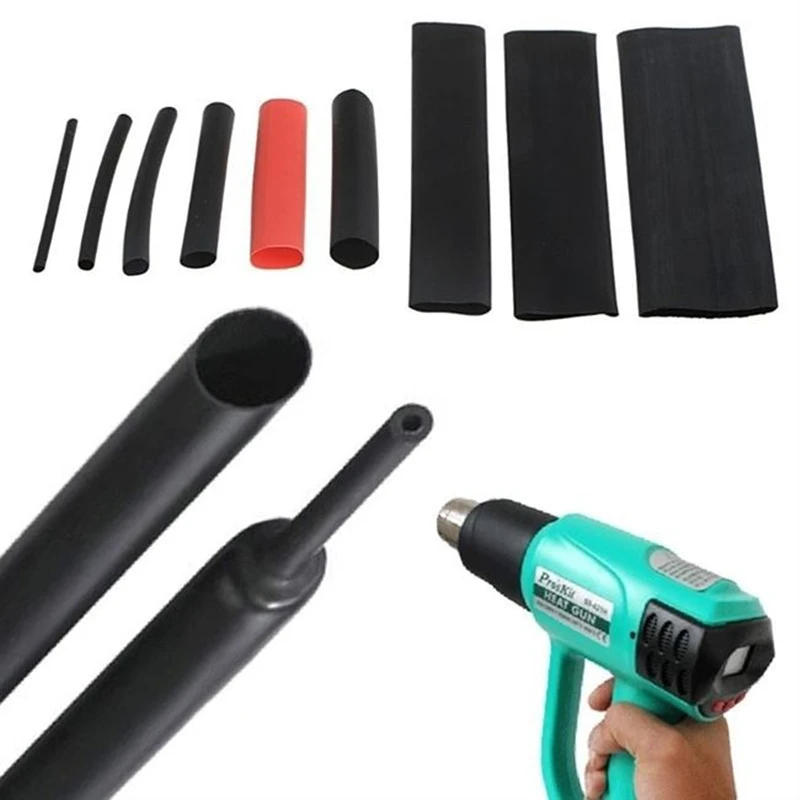 Description Picture 4 of item127-530pcs Heat-shrink Tubing Thermoresistant Heat Shrink Tube Wrapping Kit Electrical Connection Wire Cable Insulation Sleeving