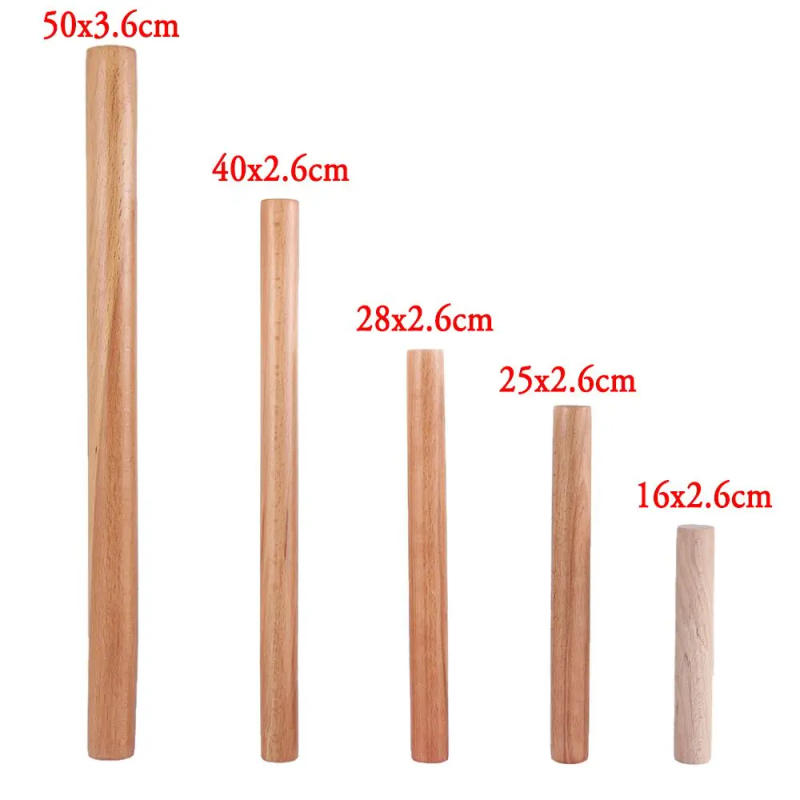 Description Picture 2 of itemHousehold Wooden Rolling Pin Dough Roller Pastry Tool Baking Supplies Cake Decoration Kitchen Accessories