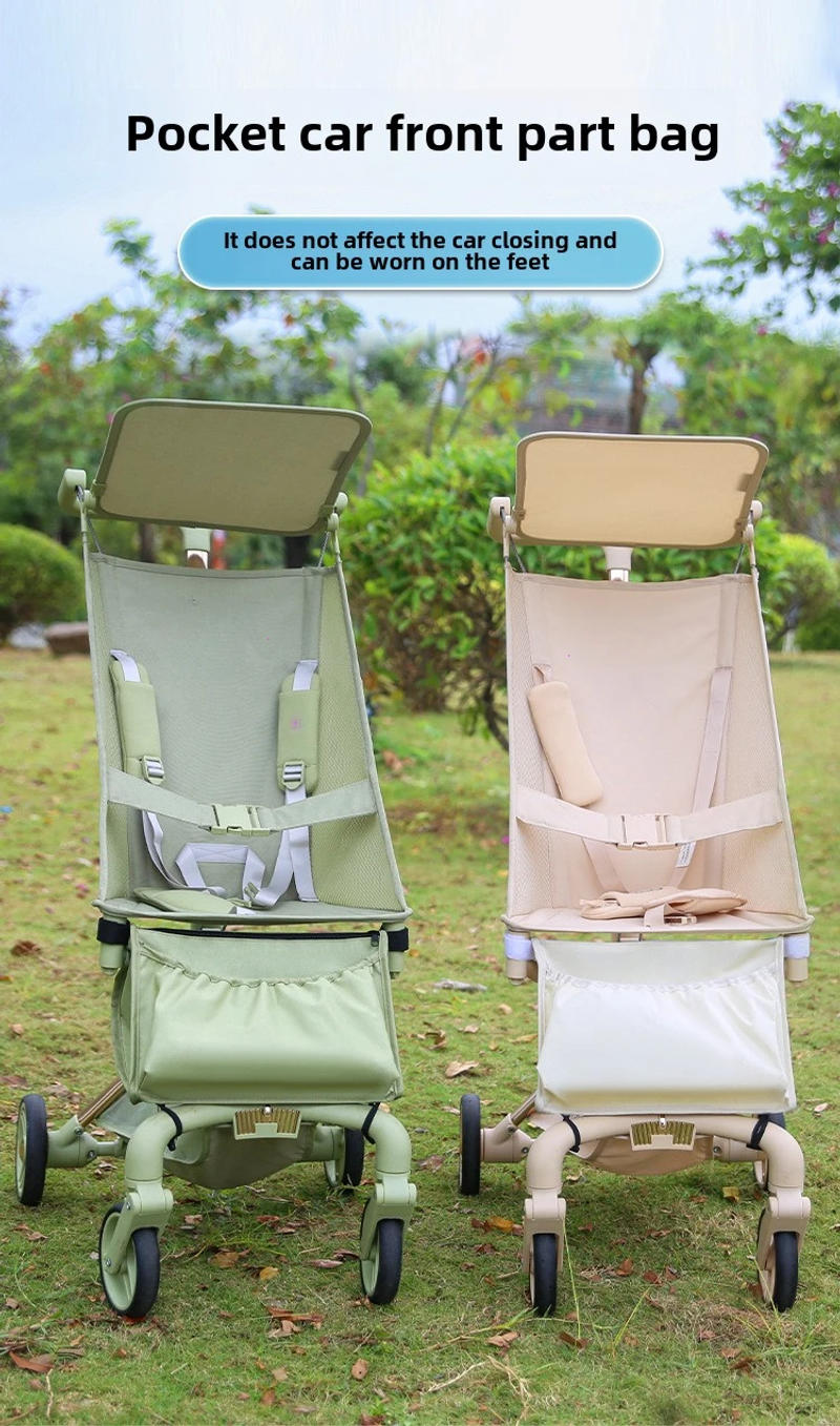 Description Picture 2 of itemMommy Storage Bag For Stroller Accessories Portable Diaper Bag Compatible With Stroller Black Waterproof Storage Bag