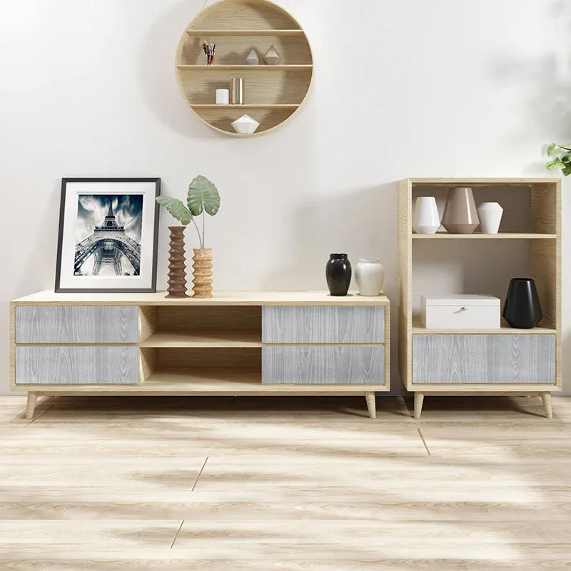 Description Picture 3 of itemWood Grain PVC Wall paper - Self-Adhesive, Moisture-Resistant Paper for Renovating Bedroom Wardrobes, Cabinets,and Old Furniture