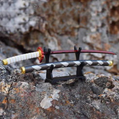 26cm Katana Sword Demon Slayer Anime Ghost Killer Cosplay Sword Kamado Tanjirou Ninja Weapon Prop Sun Wheel Knife Home Decor
