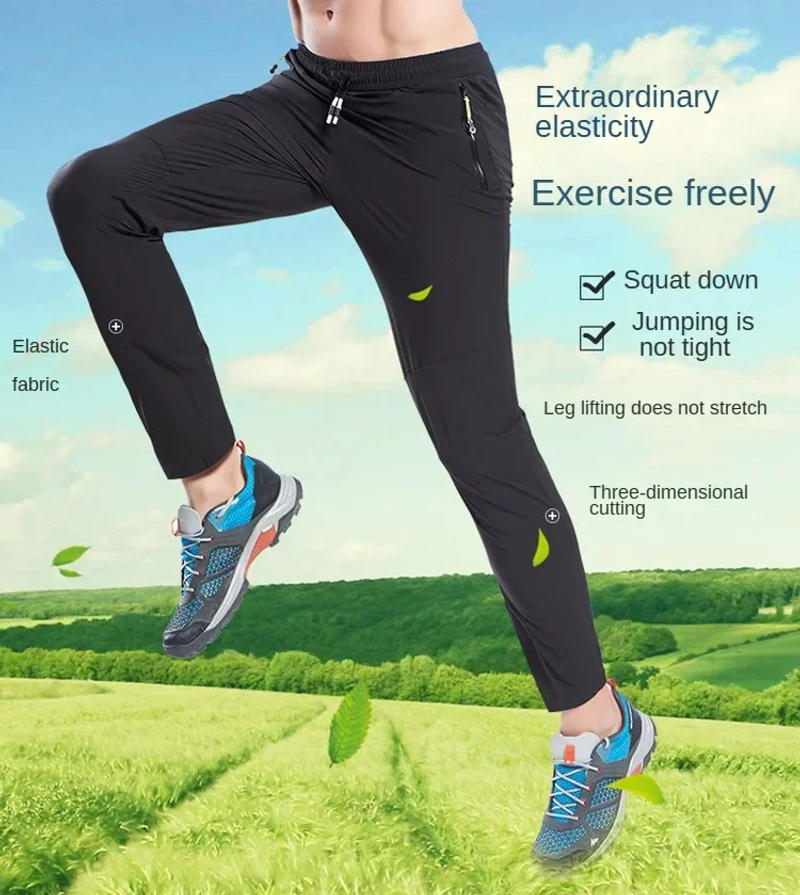 Description Picture 5 of itemMen Hiking Pants Waterproof Quick Dry Anti-UV Camping Pants Outdoor Fishing Running Cycling Trousers Climbing Hunting Trousers