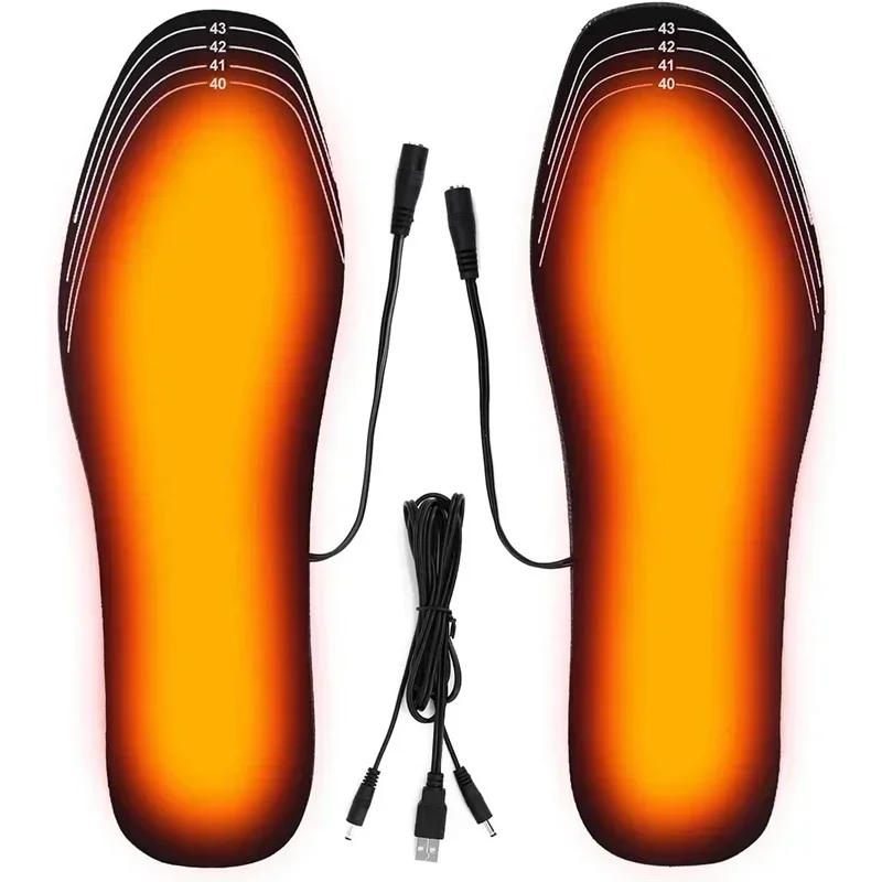Description Picture 2 of itemUSB Heated Shoe Insoles Electric Foot Warming Pad Feet Warmer Sock Pad Mat Winter Outdoor Sports Heating Insole Winter Warm