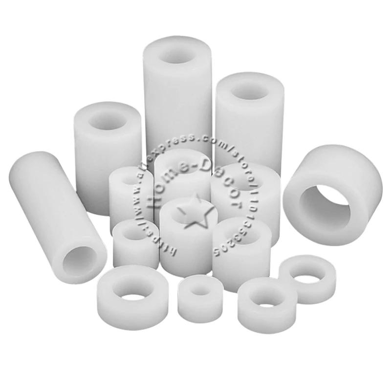 Description Picture 3 of item100 PCS M5 Insulated Column Plastic Sleeve ABS Cushion High Column Washer Pillar Spacer Plastic Tube Isolation Washer Pipe