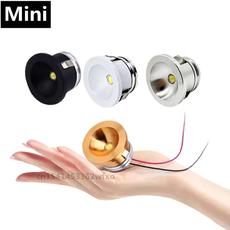 Description Picture 2 of itemDimmable aluminum LED mini downlight 3W spotlight embedded COB ceiling light110V-220V wine cabinet living room interior lighting