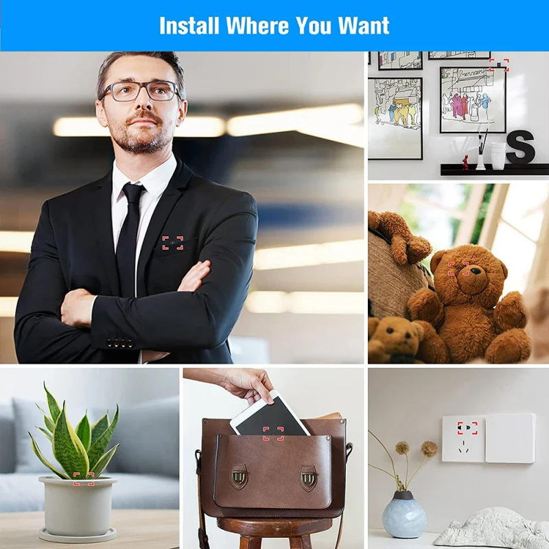 Description Picture 5 of itemDIY Wifi IP Camera HD 1080P Home Office 24/7 Security Protection Video Surveillance Camera Wireless DIY Install Mini Camcorders