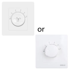 Variable Speed Wall Control Speed Adjuster for Large Ceiling Fan, Dial Knob Control, Simple Installation Without Welding