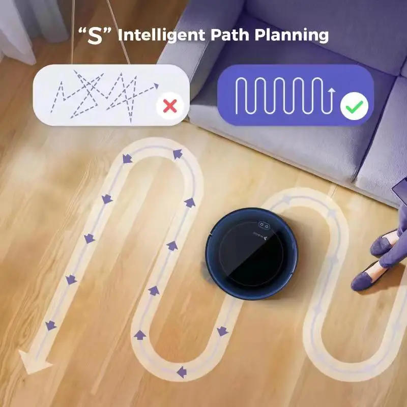 Description Picture 2 of itemAutomatic Sweeping Robot Wet and Dry Robot Smart Home Cleaning Sweet and Mop Smart Robot Vacuum Cleaner With Water Tank