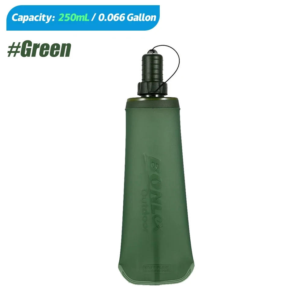 Description Picture 5 of item250ml/ 500ml TPU Outdoor Sport Bottle Folding Soft Flask Drink Water Bottle for Running Camping Hiking Bicycle Fitness Water Bag